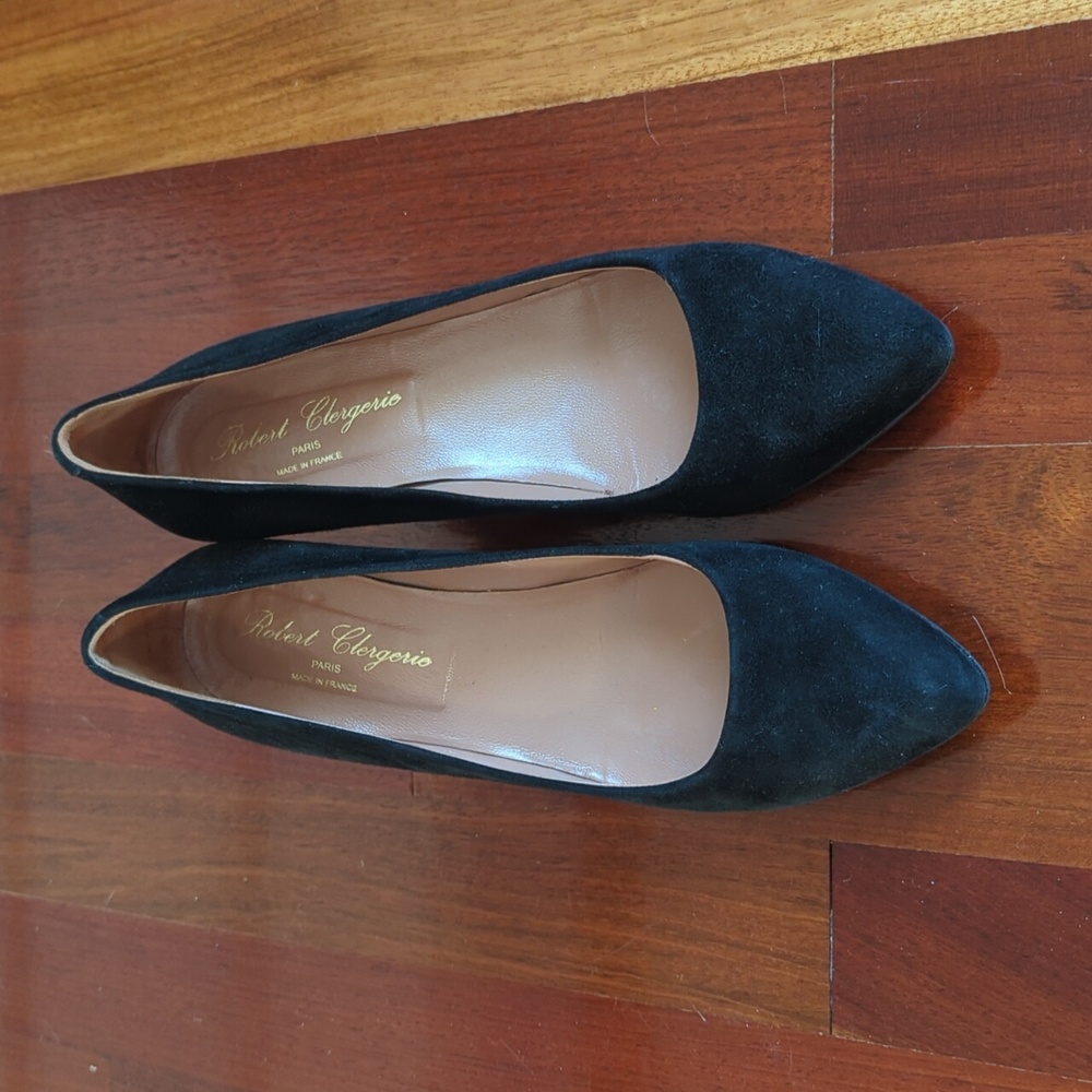 Robert Clergerie Suede Pumps